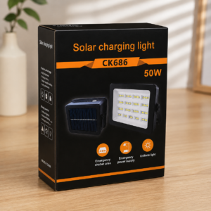 KSE CK686 50W Portable Solar Charging Flood Light - Powerful Rechargeable Outdoor Lighting For Camping, Emergencies, And Work Sites - Image 2