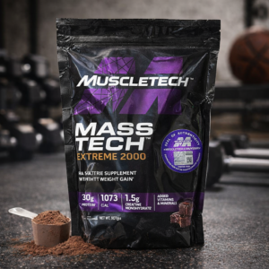 Muscletech Mass Tech Extreme 2000 Dietary Supplement Heavy Weight Gainer – 907gm - Image 2