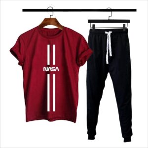 Premium Micro Men’s Tracksuit Nasa Print – Comfortable Sportswear | Gym & Workout Suit - Image 3