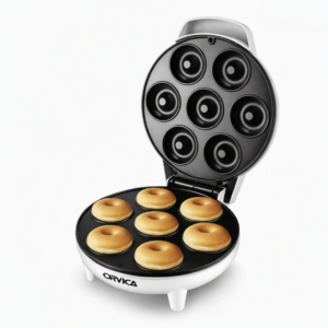 7-Piece Electric Donut Maker – Non-Stick Donut Baking Machine - Image 1