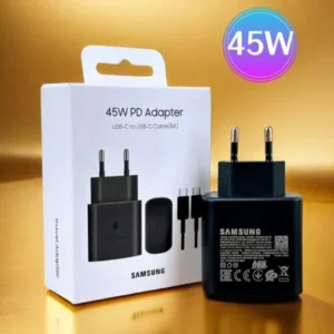 Samsung 45W 2.0 Super Fast (Global Certified Charger) Pd Charger For all Mobile Phone S24+, S8 Ultra, Note20 Ultra,S24 Ultra, Note10 Plus, S22 ultra Galaxy S10 / S10E / S10+ - Image 3