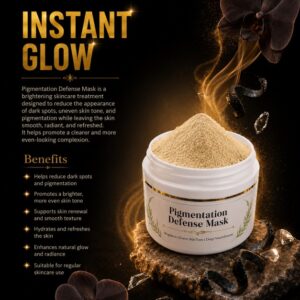 Pigmentation Defense Face Mask 50g – Natural Brightening Mask for Dark Spots, Uneven Skin Tone & Healthy Glow - Image 1