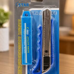 Star Utility Knife - Durable And Versatile Handheld Cutting Tool Designed For Precision Work, Crafts, Packaging, And General Utility Tasks - Image 1