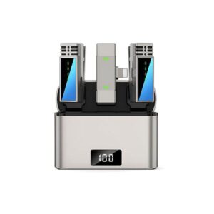 Jmary 100% Original Mw-15 2.4G Wireless Microphone For Mobile Lightning Noise Reduction Biggest Battery - Image 1