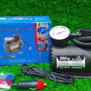300 PSI DC 12V Air Compressor – Portable Car Tyre Inflator with Pressure Gauge - Image 3
