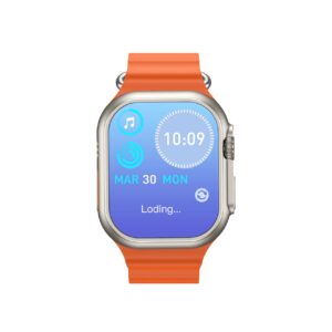 V200 Ultra 2.2" Smart Watch with Wearfit Pro App – IP68 Waterproof Sport Fitness Watch (Orange) - Image 2