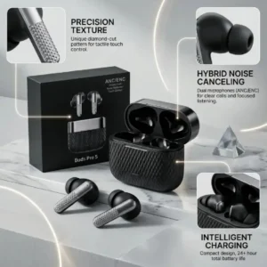Buds Pro 5 Wireless Bluetooth Earbuds - HD Sound Quality Touch Control And Noise Reduction For Immersive Audio Experience (Random Color) - Image 4