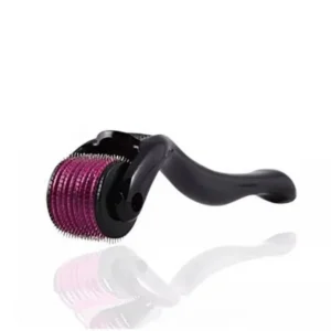 Derma Roller 0.5mm Hair & Skin System with 540 Micro Needles for Hair Growth, Skin Care, Anti-Aging & Acne Scar Removal – Black - Image 2
