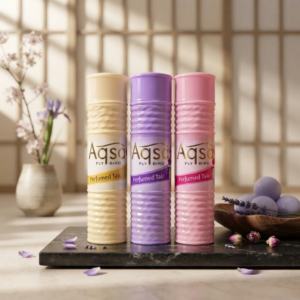 Aqsa Perfume Talcum Powder Long Lasting Fragrance Smooth Texture Durable Reliable Practical Choice For Daily Freshness And Comfort | Random Color - Image 1