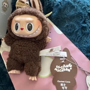 LABUBU Plush Blind Box Doll Keychain | Random Design Bag Charm Collectible Toy - Random Color - Image 4