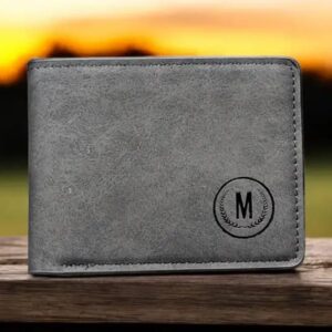 M Men's Premium Leather Wallet – Slim Bifold Card Holder & Cash Wallet | Deal Offer - Image 3