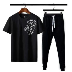 Premium Micro Men’s Tracksuit Tiger Print – Comfortable Sportswear | Gym & Workout Suit - Image 3
