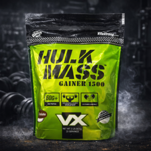 VitaXtrong VX Hulk Mass Gainer 1500 Dietary Supplement Heavy Weight Builder – 2 LBS (907g) - Image 1