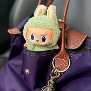 LABUBU Plush Blind Box Doll Keychain | Random Design Bag Charm Collectible Toy - Random Color - Image 3