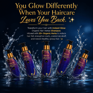 Instant Glow Herbal Shampoo 20+ Formula 150ml | Organic Herbal Hair Shampoo for Hair Growth & Hair Fall Control | Dandruff & Frizz Control | Scalp Nourishing Shampoo - Image 3