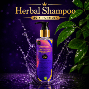 Instant Glow Herbal Shampoo 20+ Formula 150ml | Organic Herbal Hair Shampoo for Hair Growth & Hair Fall Control | Dandruff & Frizz Control | Scalp Nourishing Shampoo - Image 2