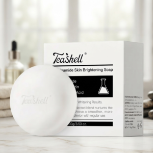 Teashell Niacinamide Skin Brightening Soap - Skincare Product Designed For Cleansing And Brightening Routine - 40g - Image 1