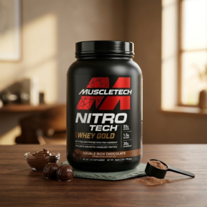 MuscleTech Nitro Tech 100 Percent Whey Gold Double Rich Chocolate Flavor 2.2 Pounds 1 Kg Protein Powder - Image 3