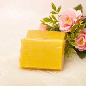 Ubtan Glow Brightening Soap – Handmade Organic Turmeric & Sandalwood Soap for Radiant Skin - Image 2
