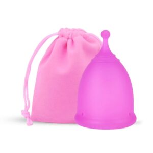 Premium Silicone Menstrual Cup – Small, Medium & Large Sizes | Reusable Menstrual Hygiene Cup – Color Random - Image 1