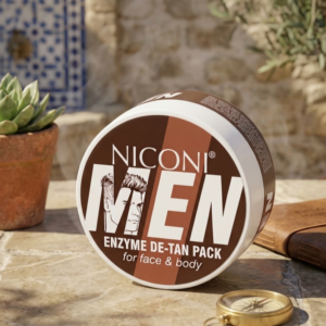 Niconi Men Enzyme De-Tan Pack - Advanced Skincare Facial Pack For Tan Removal Brightening Deep Cleansing And Smooth Refreshing Men Skin Tone - 100g - Image 3