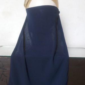 Half Veil Niqab Patti In Korean Chiffon With Soft Elastic, Lightweight Face Cover For Hijabs And Scarves - Image 4