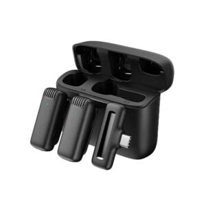 J13 Type C Dual Wireless Lavalier Microphone With Charging Case Video Recording Mic - Electronic Accessory For Audio Recording Routine - Image 3