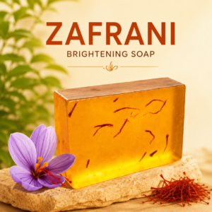 Instant Glow Zafrani Brightening Soap – Handmade Saffron (Zafran) Soap for Glowing, Even-Toned & Nourished Skin | Paraben & Sulfate Free - Image 1