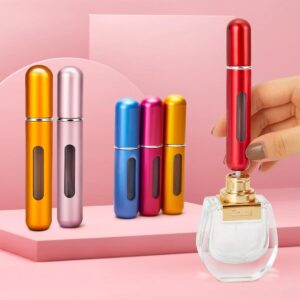 Refillable Mini Perfume Spray Bottle Spray Atomizer 5 Ml | Portable, Leak-Proof, And Stylish (Random Color) - Image 1