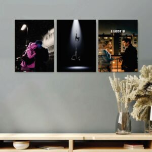 Set of 3 Premium Wall Art Photo Tiles – Modern Home Decor Sets 8x11 - Image 1