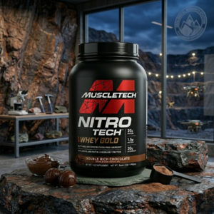 MuscleTech Nitro Tech 100 Percent Whey Gold Double Rich Chocolate Flavor 2.2 Pounds 1 Kg Protein Powder - Image 2