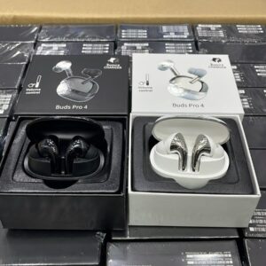 Buds Pro 4 Wireless Bluetooth Earbuds with Volume Control & Voice Changer – Random Color - Image 3