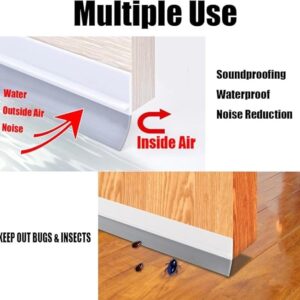 1 Meter Self-Adhesive Door Sealing Tape | Weatherproof Door & Window Seal Strip | Wind & Dust Protection - Image 1