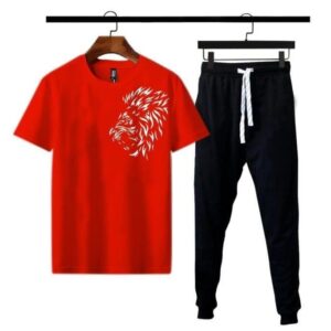 Premium Micro Men’s Tracksuit Tiger Print – Comfortable Sportswear | Gym & Workout Suit - Image 1