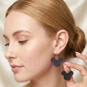 Minnie Mouse Design Cute Earrings Very Light Weight Acrylic Earings - Image 2