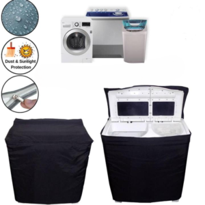 Twin Tub Washing Machine Cover Waterproof cover for Double Tub Washing Machine All Brands Supported Anti Sunshine - Image 1
