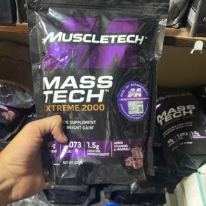 Muscletech Mass Tech Extreme 2000 Dietary Supplement Heavy Weight Gainer – 907gm - Image 3