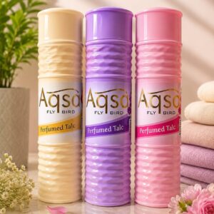 Aqsa Perfume Talcum Powder Long Lasting Fragrance Smooth Texture Durable Reliable Practical Choice For Daily Freshness And Comfort | Random Color - Image 3