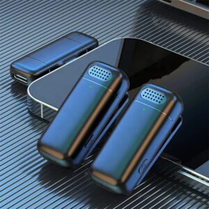 K13 Type-C ANC Dual Wireless Lavalier Microphone Professional Noise Cancelling Clip-On Mic Charging Case Video Recording - Image 3