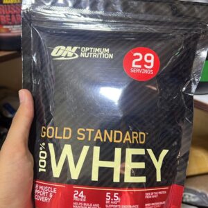 Optimum Nutrition (ON) Gold Standard 100% Whey Protein Powder – Double Rich Chocolate, 29 Servings (2 lbs / 907g) - Image 2