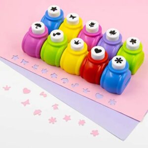Mini Paper Punch 1 Pc – Assorted Shape DIY Craft Punch for Paper Cutting - Random Color - Image 4