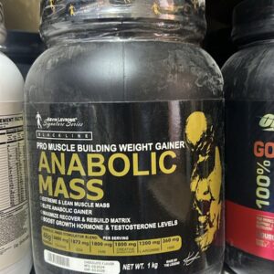 Kevin Levrone Anabolic Mass Pro Muscle Building Weight Gainer Double Rich Chocolate Flavor 2.2 Pounds 1 Kg - Image 4