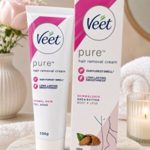 Veet Pure Hair Removal Cream For Normal Skin 100g Tube Gentle Effective Reliable Smooth Finish Practical Choice For Daily Beauty Care - Image 4