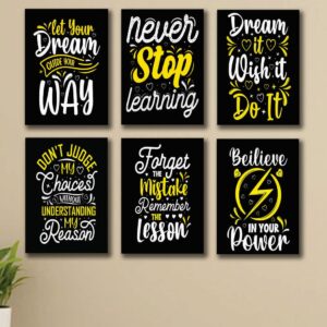 Set of 6 Premium Wall Art Photo Tiles – Modern Home Decor Sets 8x11 - Image 1