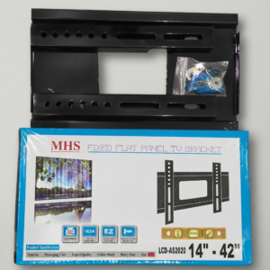 MHS Fixed Tv Wall Mount Bracket 14 To 42 Inch Heavy Duty Led Lcd Tv Stand With Bubble Level And Complete Fitting Kit - Image 1