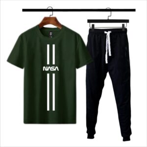 Premium Micro Men’s Tracksuit Nasa Print – Comfortable Sportswear | Gym & Workout Suit - Image 4