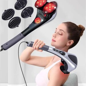 Blue Idea Full Body Handheld Double Head Massager With Infrared Heat Technology For Muscle Relief Relaxation And Circulation - Image 1