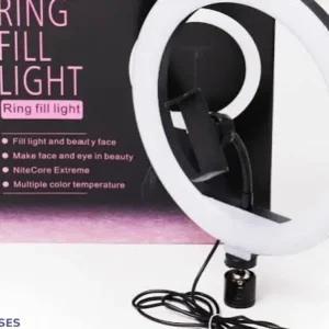 Portable Clip-On Selfie Ring Light with 36 LED Bulbs | 3 Brightness Levels | Rechargeable Fill Light for Phones | Without Stand - Image 4