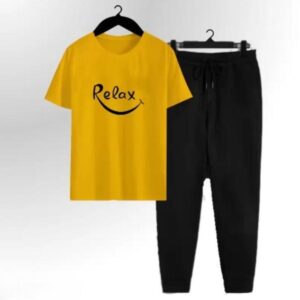 Premium Micro Men’s Tracksuit Relax Print – Comfortable Sportswear | Gym & Workout Suit - Image 1