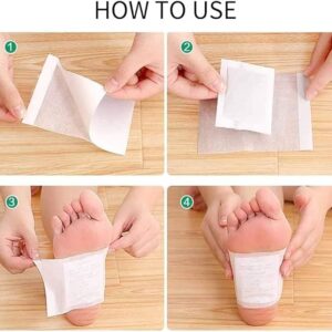 Kinoki Bamboo Vinegar Detox Foot Patches – Deep Cleansing & Relaxing Foot Pads (10 Pads Pack) - Image 3
